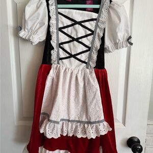 Classic Red and White Kids Costume